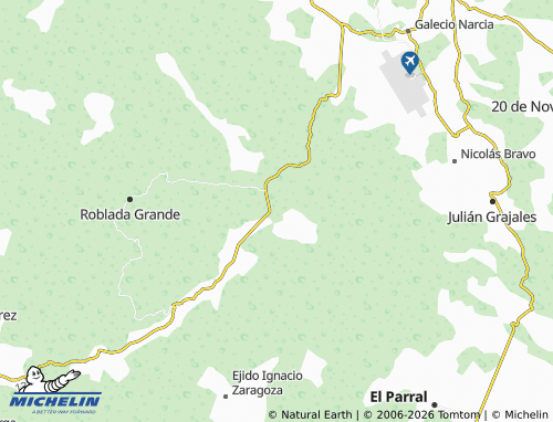 MICHELIN Palenque de los Pinos map - ViaMichelin