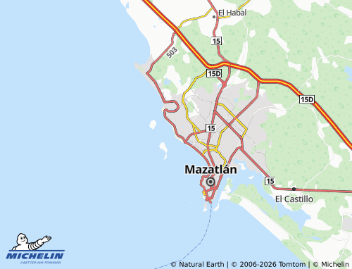 Mappa MICHELIN Zona Dorada - ViaMichelin