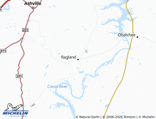 Mapa MICHELIN Ragland - ViaMichelin