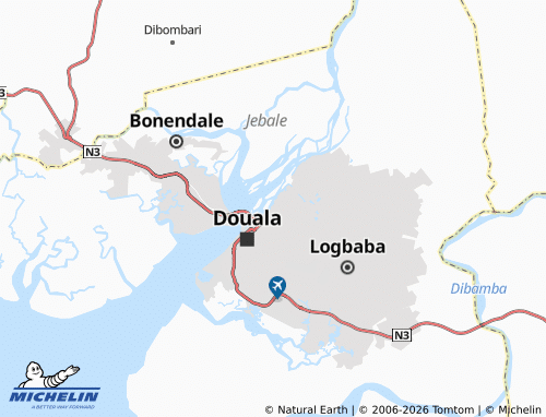 MICHELIN-Landkarte Bonamouti - ViaMichelin