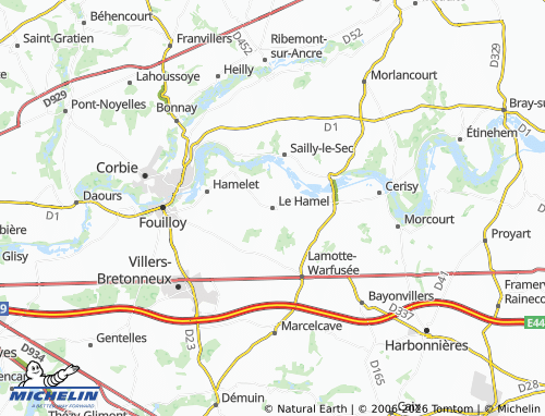 Mappa MICHELIN Le Hamel - ViaMichelin