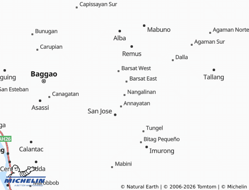 Mappa MICHELIN Nangalinan - ViaMichelin
