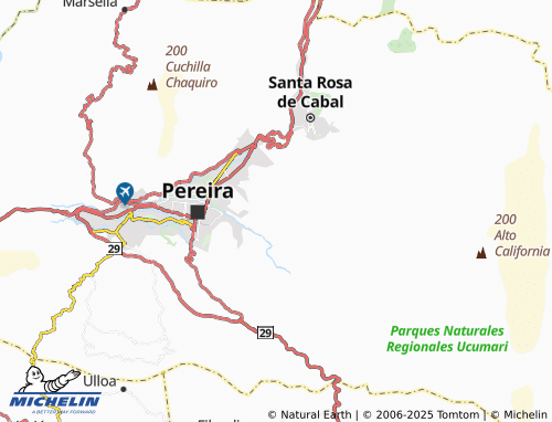 MICHELIN La Divisa Baja map - ViaMichelin