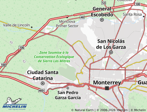 Mappa MICHELIN Hacienda Mitras Tercer Sector - ViaMichelin