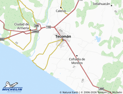 MICHELIN San José map - ViaMichelin