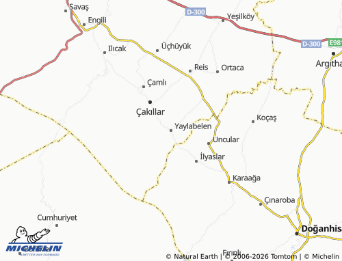 MICHELIN Yaylabelen map - ViaMichelin