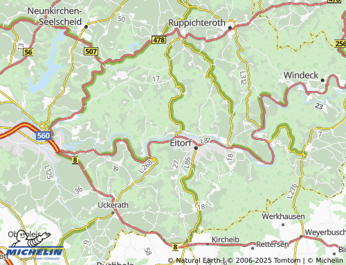 MICHELIN Bourauel map - ViaMichelin