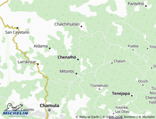Mappa MICHELIN Chenalhó - ViaMichelin