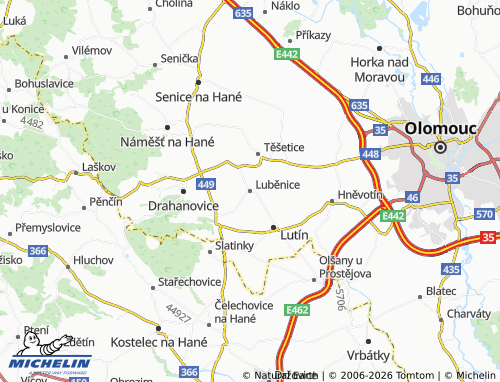 Mappa MICHELIN Luběnice - ViaMichelin