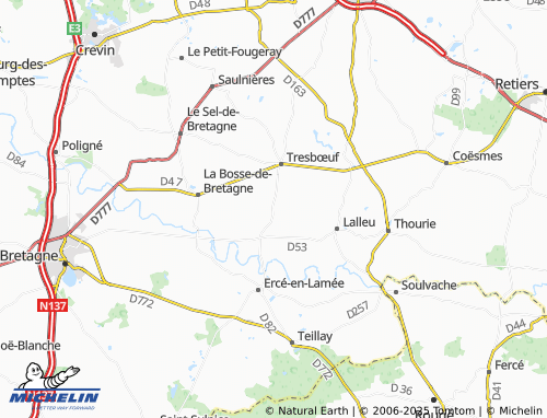Mapa MICHELIN Les Bruères - ViaMichelin