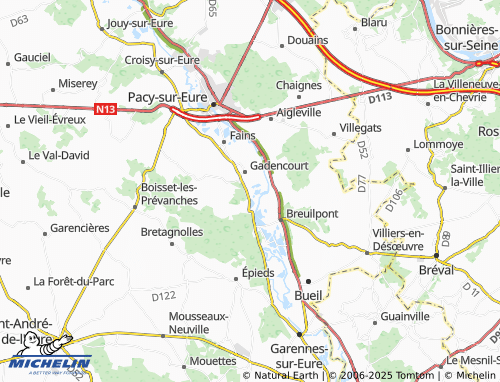 MICHELIN La Croix Marthe map - ViaMichelin
