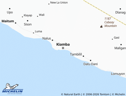 MICHELIN Kiamba map - ViaMichelin