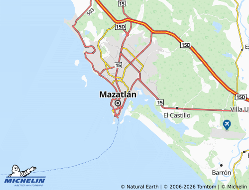 MICHELIN Francisco Solís map - ViaMichelin