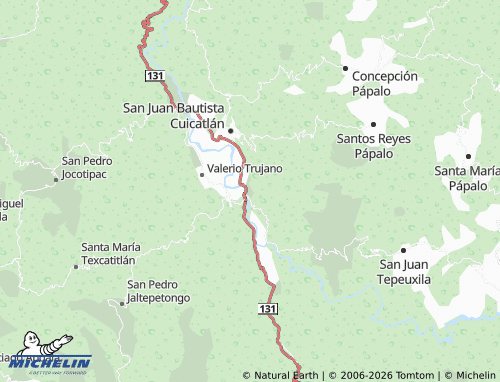MICHELIN-Landkarte La Cruz - ViaMichelin