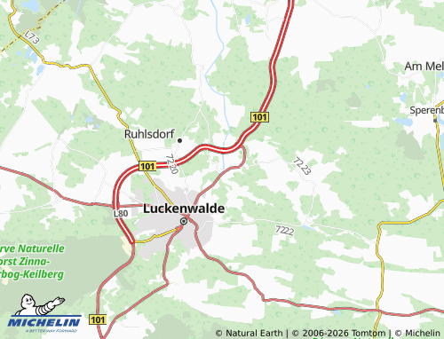 MICHELIN Woltersdorf map - ViaMichelin