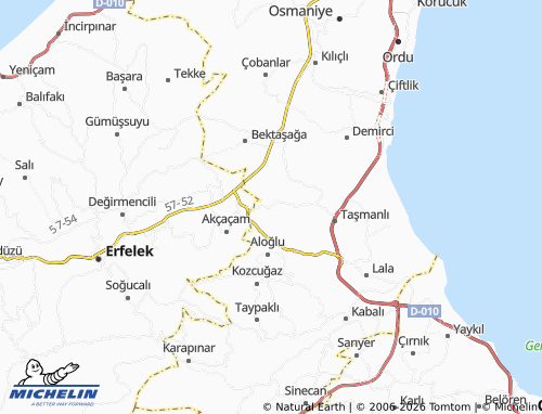 Mappa MICHELIN Dizdaroğlu - ViaMichelin