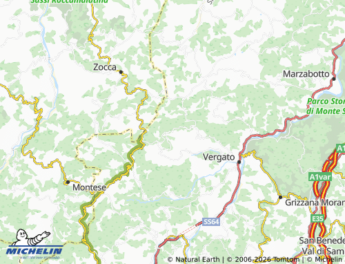 Mappa MICHELIN Amore - ViaMichelin