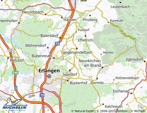 MICHELIN-Landkarte Adlitz - ViaMichelin