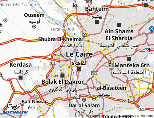 MICHELIN Sanan Basha map - ViaMichelin
