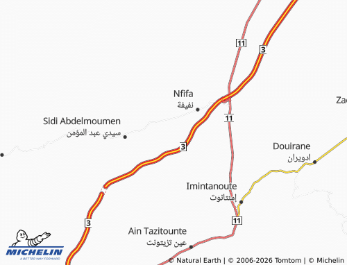 Mappa MICHELIN Wad al-Bour - ViaMichelin