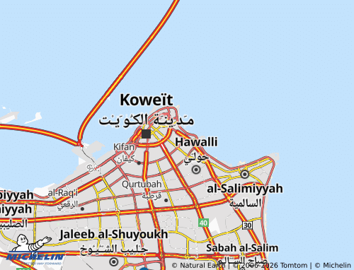 Kaart MICHELIN al-Dasimah 3 - ViaMichelin