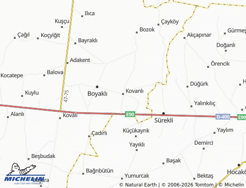 Mappa MICHELIN Kovanlı - ViaMichelin