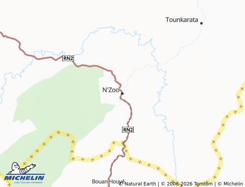 Mappa MICHELIN N'Zoo - ViaMichelin