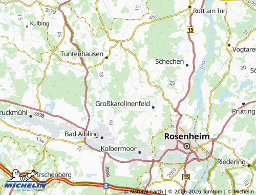 MICHELIN Bichl map - ViaMichelin