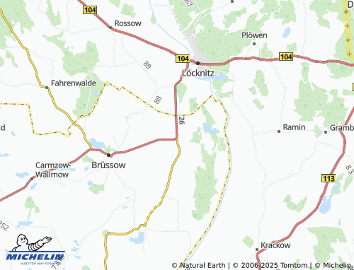 Mapa MICHELIN Menkin - ViaMichelin