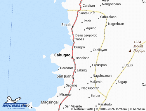 MICHELIN Bato map - ViaMichelin