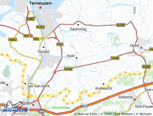 Carte MICHELIN Axel - ViaMichelin
