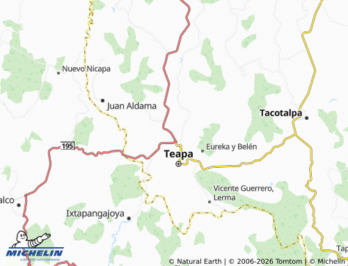 MICHELIN Manuel Vuelta Primera Sección map - ViaMichelin