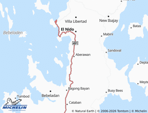 MICHELIN Aberawan map - ViaMichelin