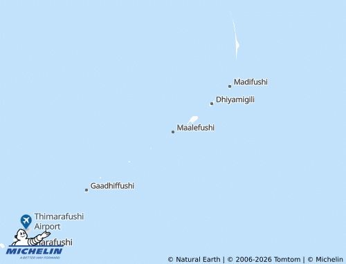 Mappa MICHELIN Maalefushi - ViaMichelin