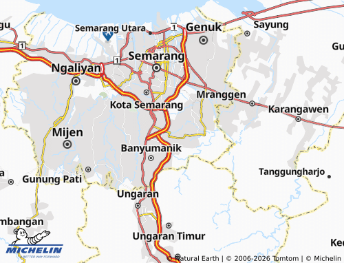 MICHELIN Tembalang map - ViaMichelin