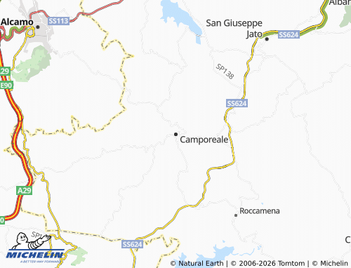 Mapa MICHELIN Camporeale - ViaMichelin