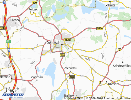 MICHELIN Döbernitz map - ViaMichelin