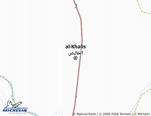 MICHELIN-Landkarte al-Khalis - ViaMichelin