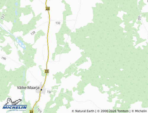 MICHELIN Raeküla map - ViaMichelin