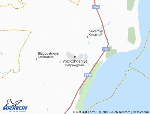 MICHELIN-Landkarte Vozrozhdeniye - ViaMichelin