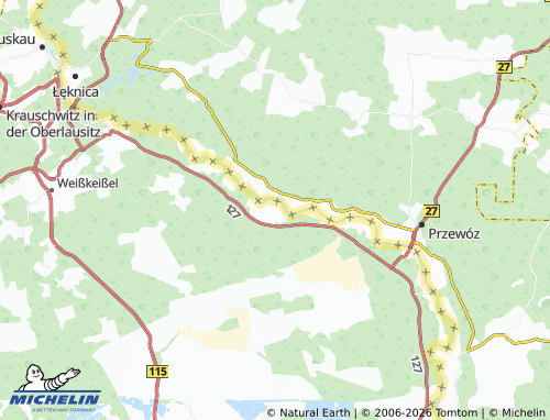 MICHELIN Pechern map - ViaMichelin