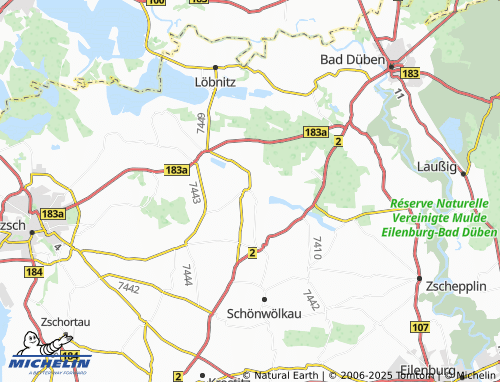 MICHELIN Badrina map - ViaMichelin