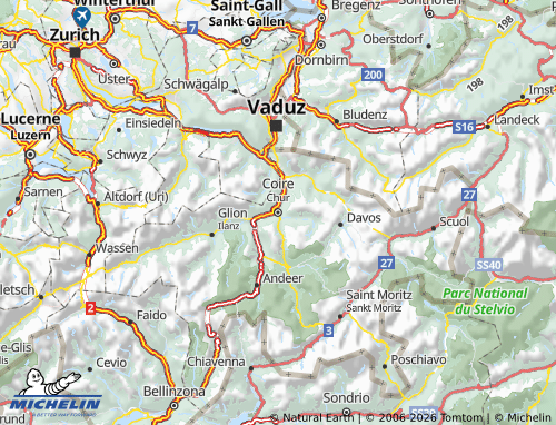 Carte MICHELIN Plessur - ViaMichelin