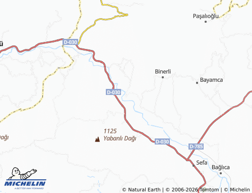 MICHELIN Okçumehmetli map - ViaMichelin