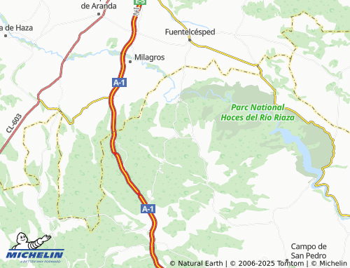 MICHELIN Villaverde de Montejo map - ViaMichelin