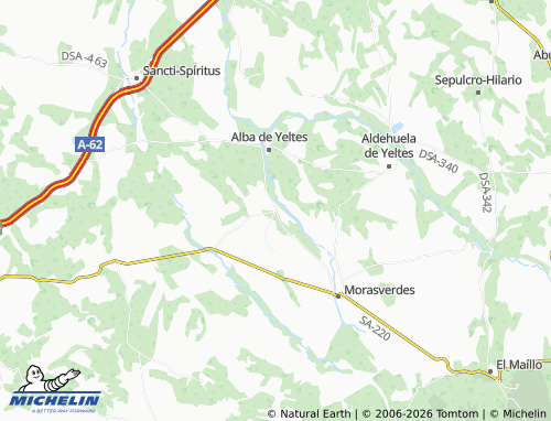 MICHELIN Dios le Guarde map - ViaMichelin
