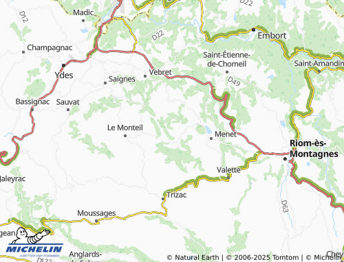 MICHELIN Vensac map - ViaMichelin
