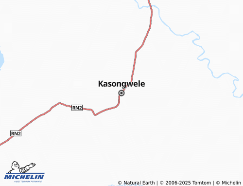 MICHELIN Kasongwele map - ViaMichelin