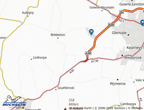 Mapa MICHELIN Athol - ViaMichelin