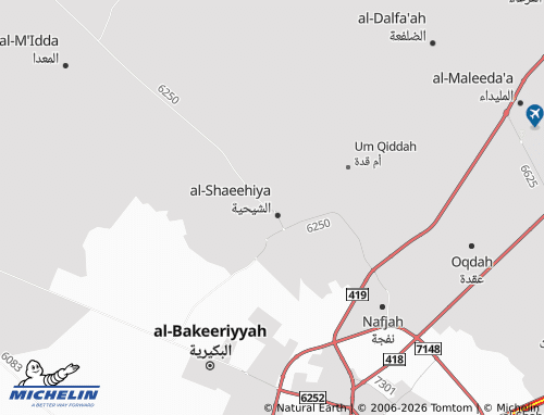 MICHELIN-Landkarte Qaleeb Khaneefisa - ViaMichelin